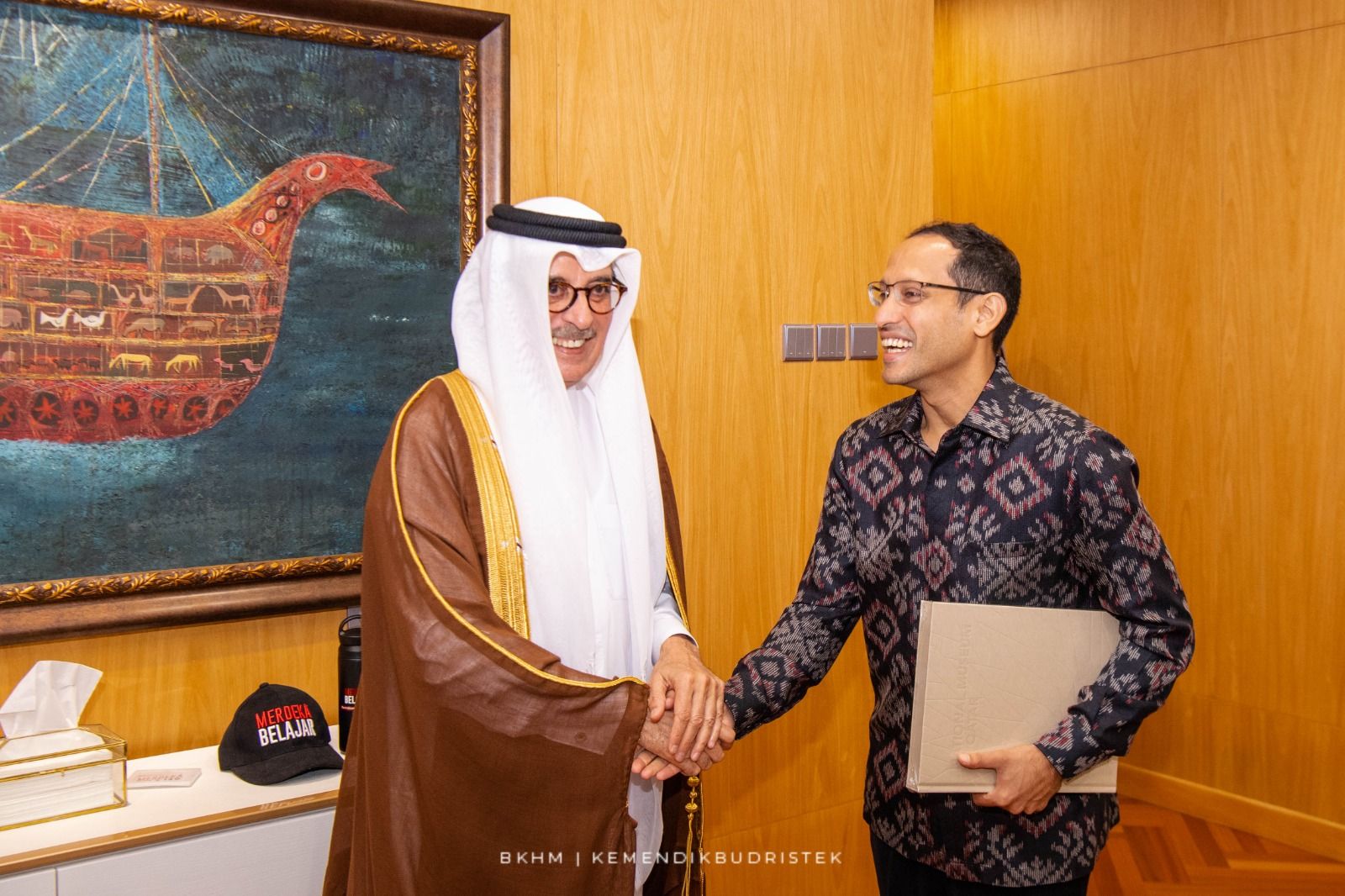Mendikbudristek dan Delegasi Pemerintah Qatar Bahas Kolaborasi Pendidikan dan Kebudayaan